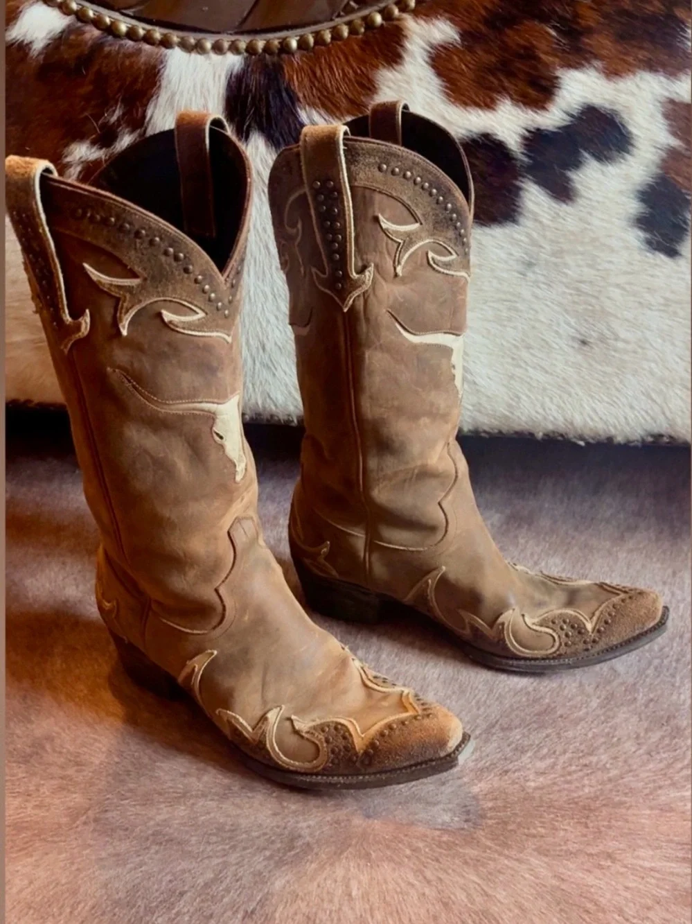 Lane “Steer it up” cowboy boots size 9.5 - Picture 3 of 9